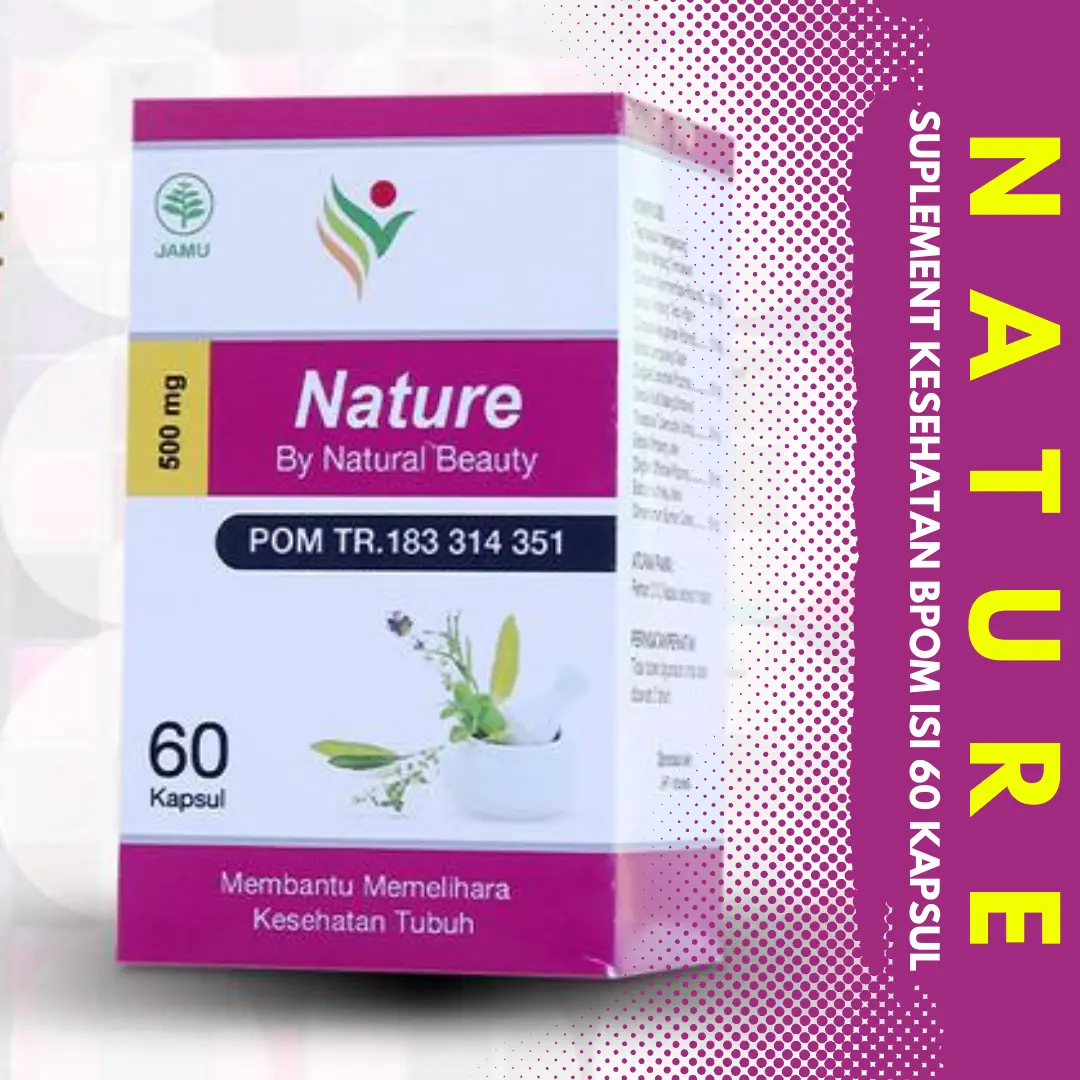 Nature Original Vitamin Kesehatan 60 Kapsul Suplemen Daya Tahan Tubuh Bpom