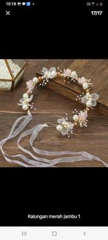 Product Review of Ikat kepala perkahwinan bunga untuk wanita, tiara bunga pesona untuk pesta, kalungan Brid, mahkota puteri, hiasan kepala mahkota untuk kanak-kanak perempuan, aksesori rambut Krismas dan Tahun Baru, hadiah Krismas from W**8 S**n 1