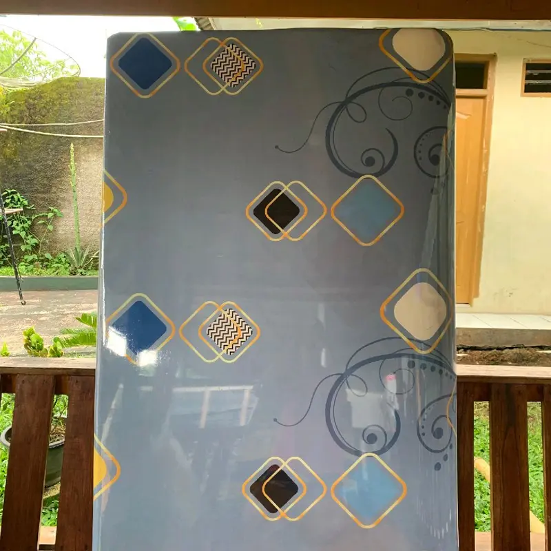 Kasur Busa Gress 120cm x 180cm Tebal 10cm Kasur Tidur Kain Polymicro Adem Tidak Panas Busa Anti Kempes 2