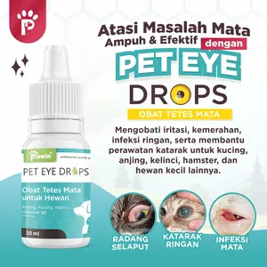 Pet Eye Drops / Obat Tetes Mata Katarak Luka Anjing Kucing Kelinci
