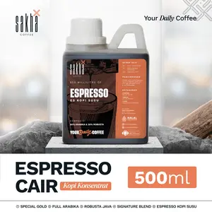 Espresso Cair Minuman Kopi Susu Kekinian 500ml Konsentrat Coffee Murni