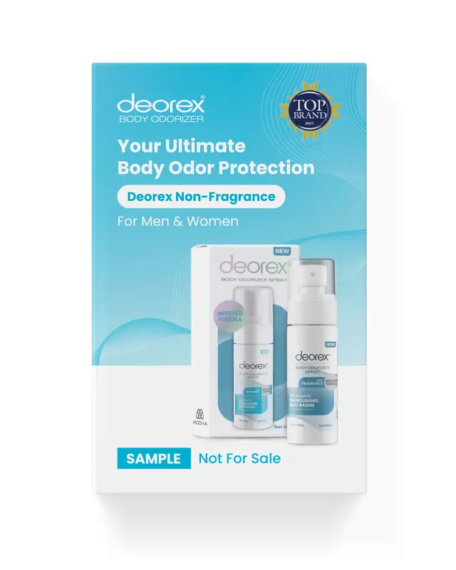 Deorex Mini Size 5Ml - Tidak untuk di jual - Bau Deodorant Ketiak  Antiperspirant. 2