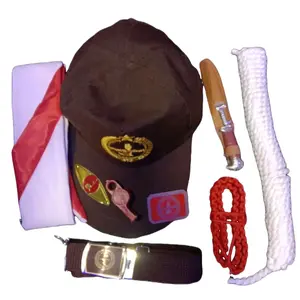 set atribut pramuka sekolah sd smp sma simple nyaman gak ribet Setelan Fashion Lengkap Cowo Cewe Topi Gesper bagus