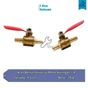 Kran Bensin Universal Semua Motor Kuningan
