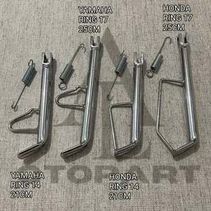 STANDAR SAMPING CHROME  CROME MOTOR HONDA YAMAHA MIO BEAT SCOOPY NOUVO VARIO MATIC STANDAR SAMPING CROM RING 17 RING 14 UNIVERSAL MATIC BEBEK