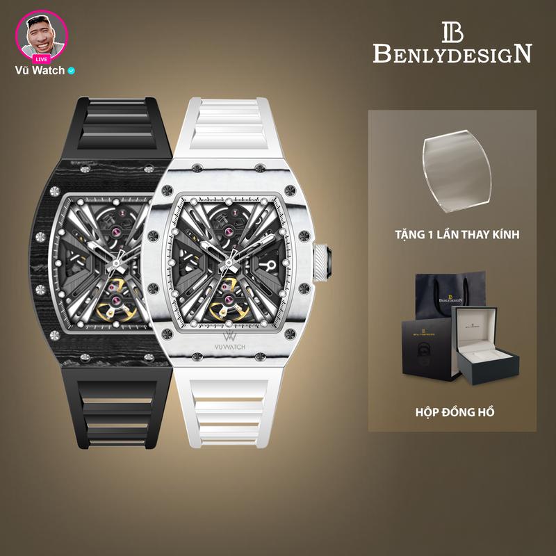 Đồng Hồ Nam BenlyDesign BL1904 [4345] | Tặng 1 lần thay kính miễn phí | Bộ máy Seagull | Kính Sapphire