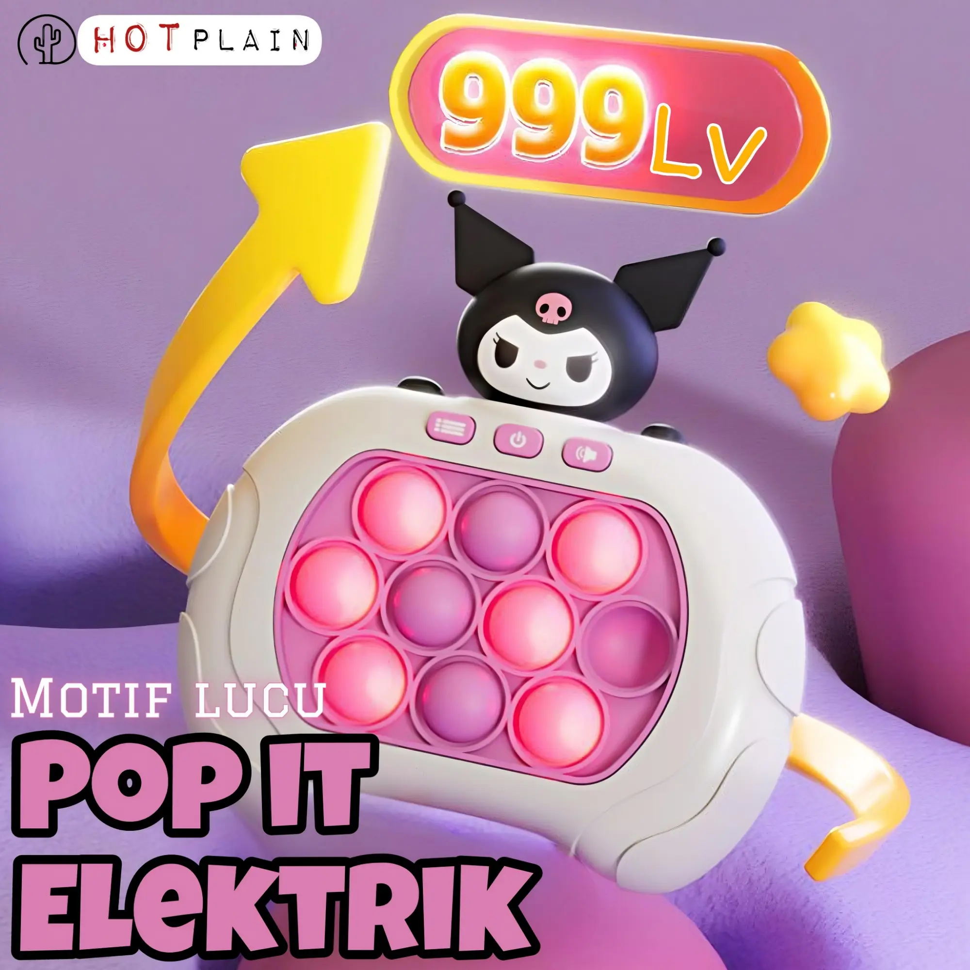 Mainan Game Anak Pop It Elektrik GEN 3 (Generasi 3) FAST PUSH PUZZLE GAME Dengan banyak pilihan Varian Toys Bebek Karet Beraneka warna Game Hadiah Plastik