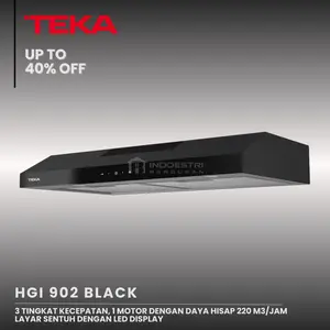 Slim Hood TEKA HGI 902 BLACK / Penghisap Asap Dapur TEKA HGI 902 BLACK