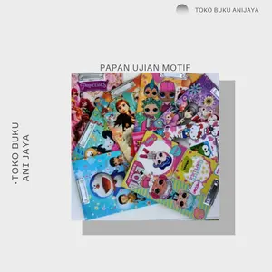 PAPAN UJIAN MOTIF LUCU BERKUALITAS Kantor Stationery