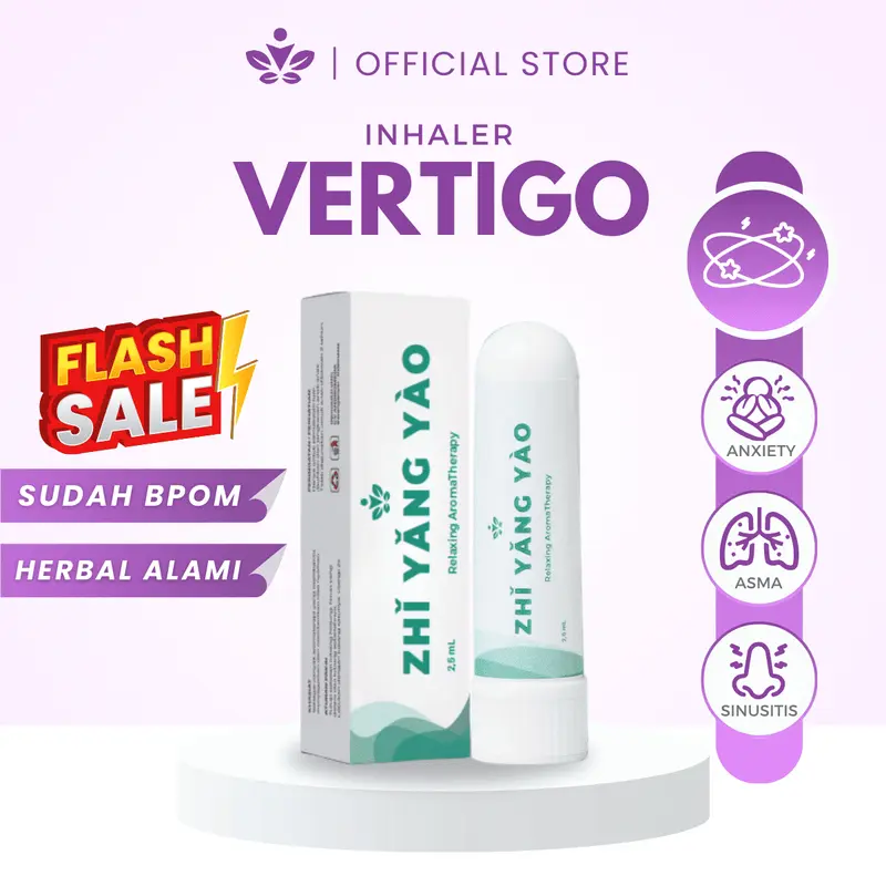 Zhi Yang Yao - Inhaler Vertigo Pusing Berputar Herbal Alami Aromaterapi 0