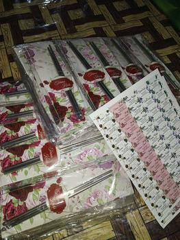 Product Review of Isi 100 Pcs Souvenir Sumpit Stenlisst Kemasan Alas Shabby Cantik Unik Souvenir Murah Bermanfaat Souvenir Pernikahan Khitanan Ulang Tahun Souvenir Stenlis from y**a 0