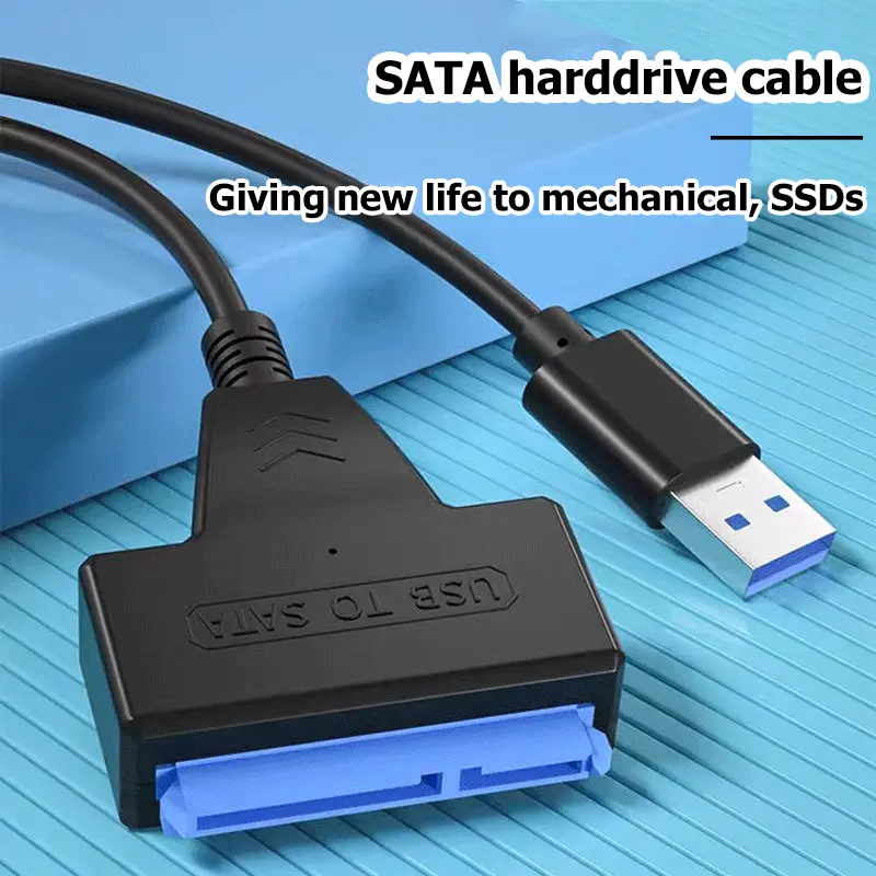 SATA Cable Connector SATA to USB 3.0 / 2.0 Cable Adapter 6Gbps for 2.5 inch external SSD hard drive 22 pin SATA III cabl