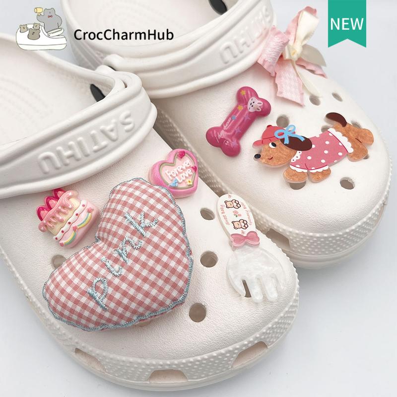 Product Introduction of Jibbits Fashion Clog Jibbitx charm Creative Cute Cartoon Colorful Pattern DIY Shoes Buckle/ Shoes Charm/Clog Button 5