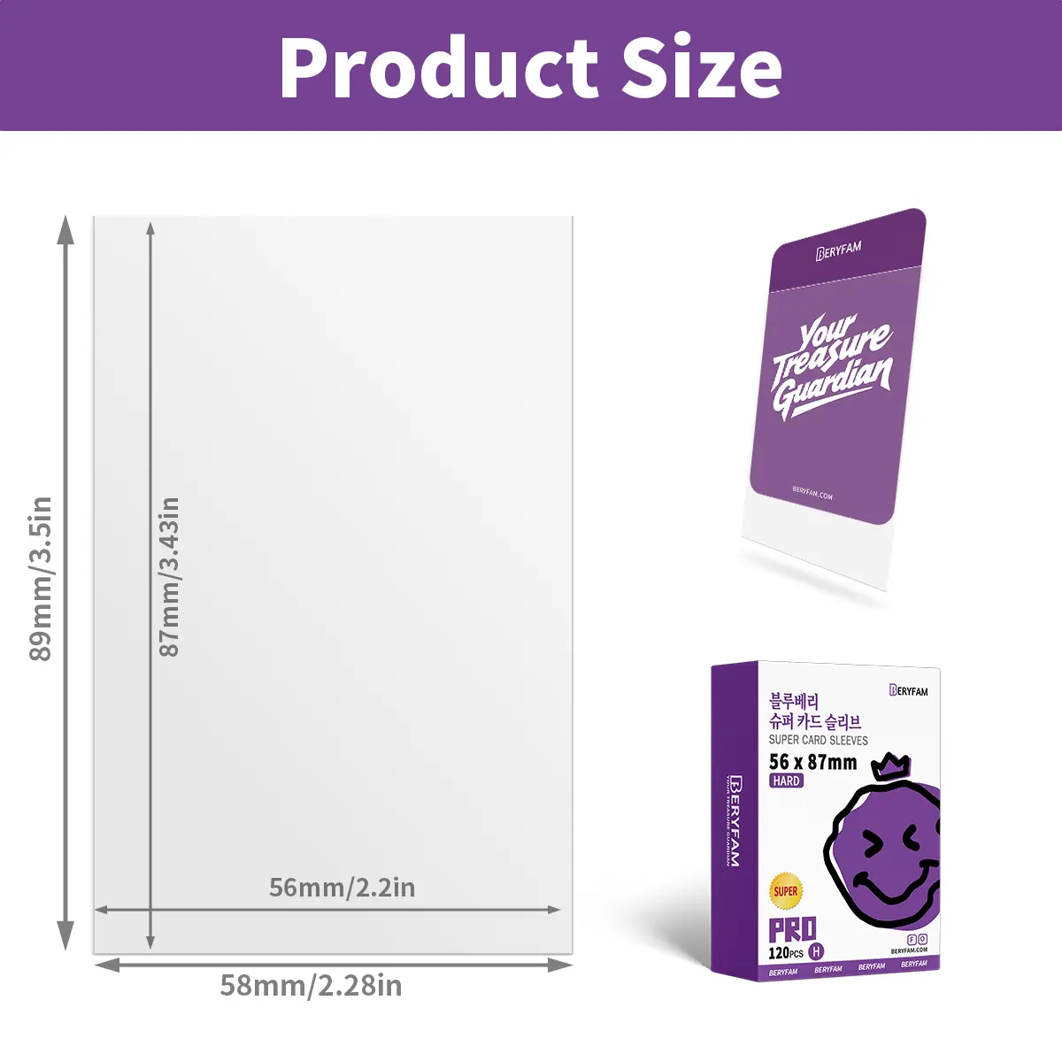 120pcs BERYFAM Card Sleeves 56x87mm card sleeve card protector Photocard Sleeve Pokemon MTG One Piece Blueberry Series - TikTok Shop Malaysia 120pcs BERYFAM Card Sleeves 56x87mm card sleeve card protector Photocard Sleeve Pokemon MTG One Piece Blueberry Series - TikTok Shop Malaysia
