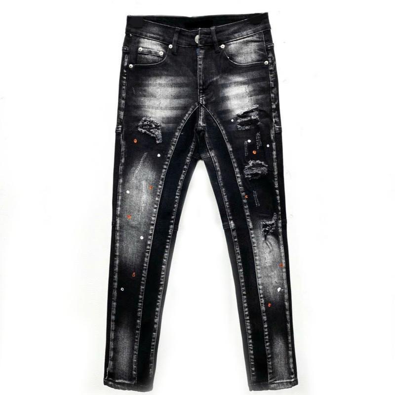  Quần jean dài 2 đáy wash sước kiểu mới hàng mới về mẫu hottrend phong cách boy phố 