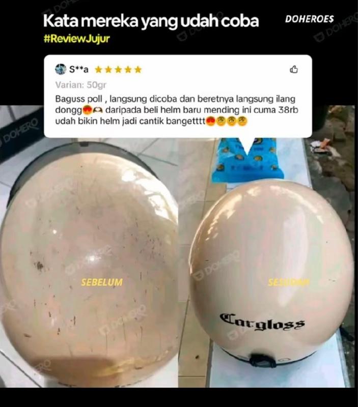 Product Introduction of Dohero NoBaret - Compound Penghilang baret Motor Mobil Kendaraan 10