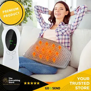 PREMIUM Heating Pad Mat Alas Selimut Bantal Terapi Pemanas Penghangat Elektrik Selimut Pemanas Electric Heating Pad Blanket Temperature