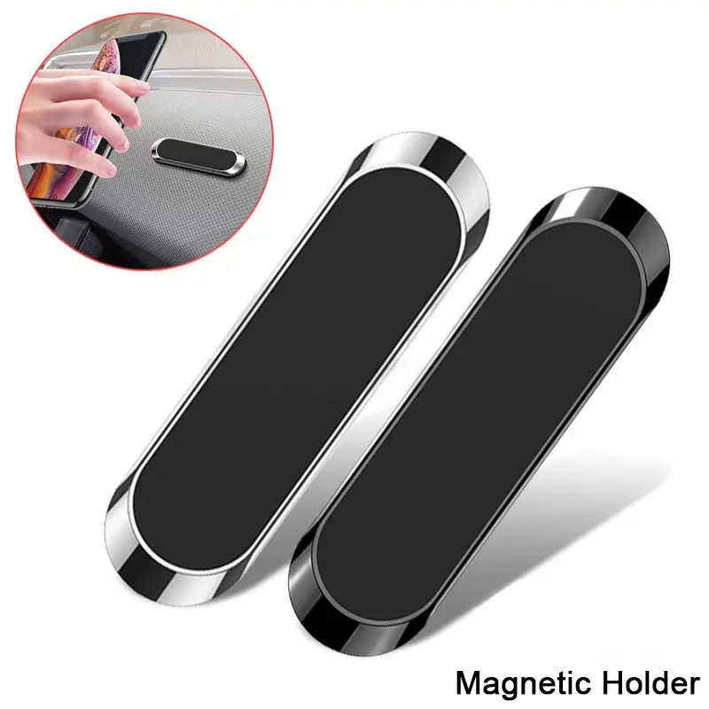 Giá Đỡ Điện Thoại Trên Xe Hơi Từ Tính, Thông Dụng, Hình Dải Mini, Giá Chân Đế Bảng Điều Khiển, Nam Châm Kim Loại, Giá Đỡ Xe GPS, Thích Hợp Cho Tường, Phụ Kiện Xe Hơi