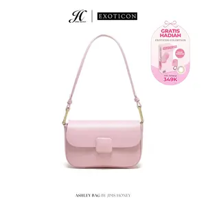 Jims Honey - Ashley Bag Tas Wanita - Sling Bag - Handbag 2 Tali Shoulder Bag Korean Style Tas Bahu pundak selempang peremuan cewek Jimshoney JH aesthetic local brand Kulit Slingbag