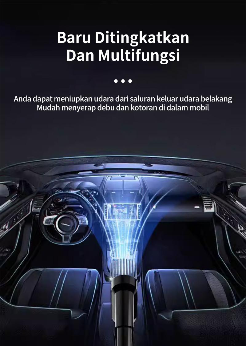 Good Deall Vacum Mini XCQ 02 Kuat 9000pa NirkabelMultifungsi untuk Mobil Sofa & Sudut Rumah Cas 1.5 Jam Pakai 30 Menit Penyedot Debu