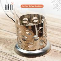 Gambar Sakha Coffee French Press Coffee Maker Saringan Kopi Manual Brew Coffe Pot 350ml Bahan Kaca Transparan & Stainless Steel - Silver dari Sakha Coffee Bali Kota Denpasar 3 Tokopedia
