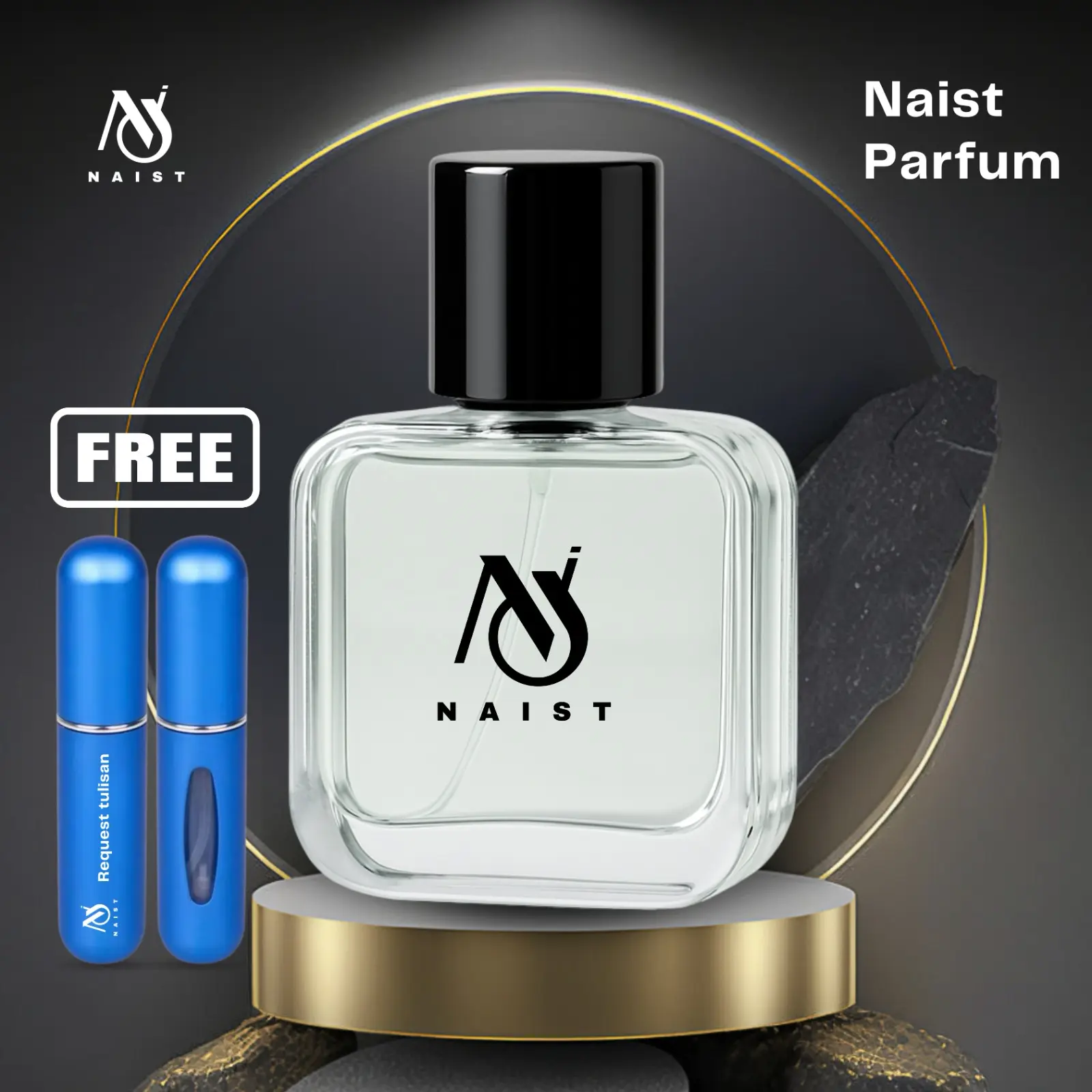 NAIST Parfum - Parisian Petals 50 ml - Aroma Mawar Perancis yang Mekar ( Parfum Murah Tapi Berkualitas )    Perfume