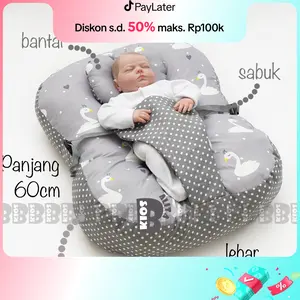 [FREE PACKING TAS SERUT] Sofa Bayi Jumbo Multifungsi Kasur bayi Dengan Gesper Sabuk Pengaman Free Bantal Peyang Baby / Kasur Bayi + FREE Bantal Peyang Bayi