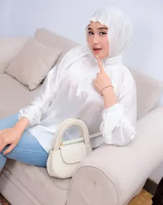Mayra Blouse Atasan Wanita Batwing Panjang Silk Premium Terbaru Kemeja Kekinian Model Longgar Gaya Casual Baju Oversize Cewek Dewasa