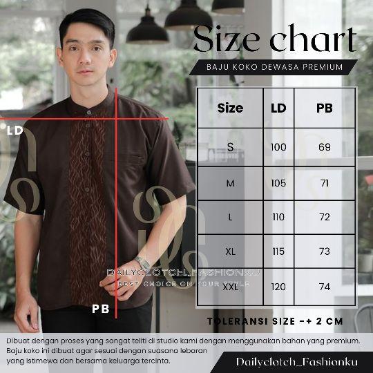 Daily_Clotch Baju Koko Couple Ayah Anak Lengan Pendek Terbaru Warna Burgundy Muslim