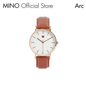 MINO: Alba Arc | Men's Premium Minimalist Leather Watch | Japanese Quartz Movement | Jam Tangan