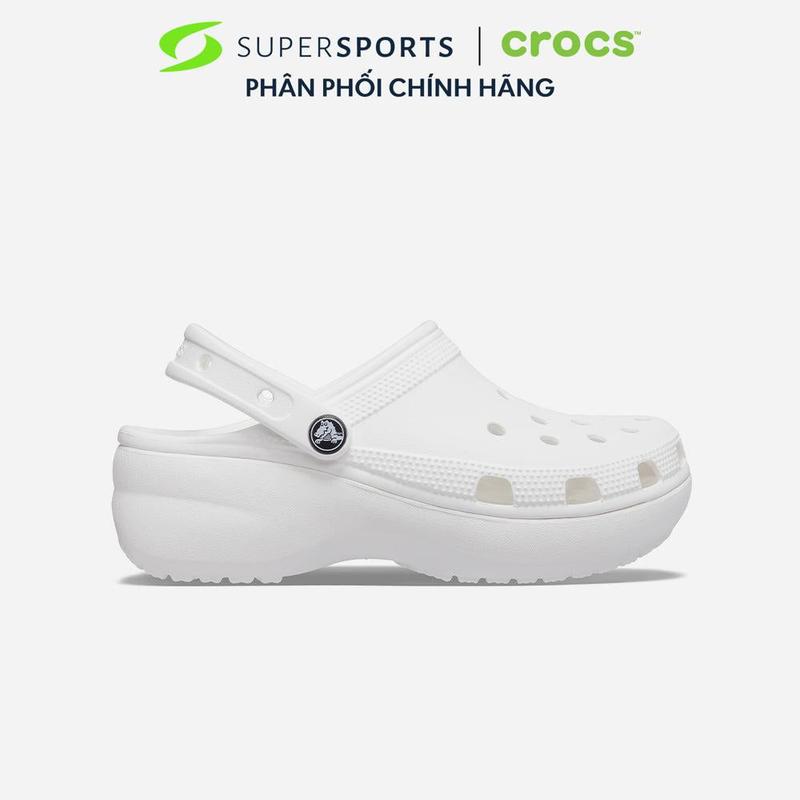 Giày nhựa nữ Crocs Platform Classic - 206750-100 