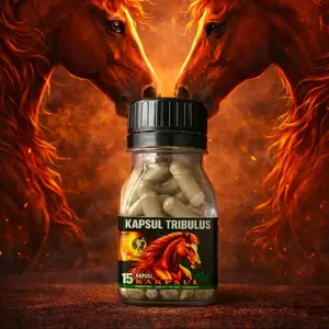 Kapsul Tribulus Original Bersertifikat Halal MUI BPOM 15 Kapsul Herbal Asli untuk Kesehatan