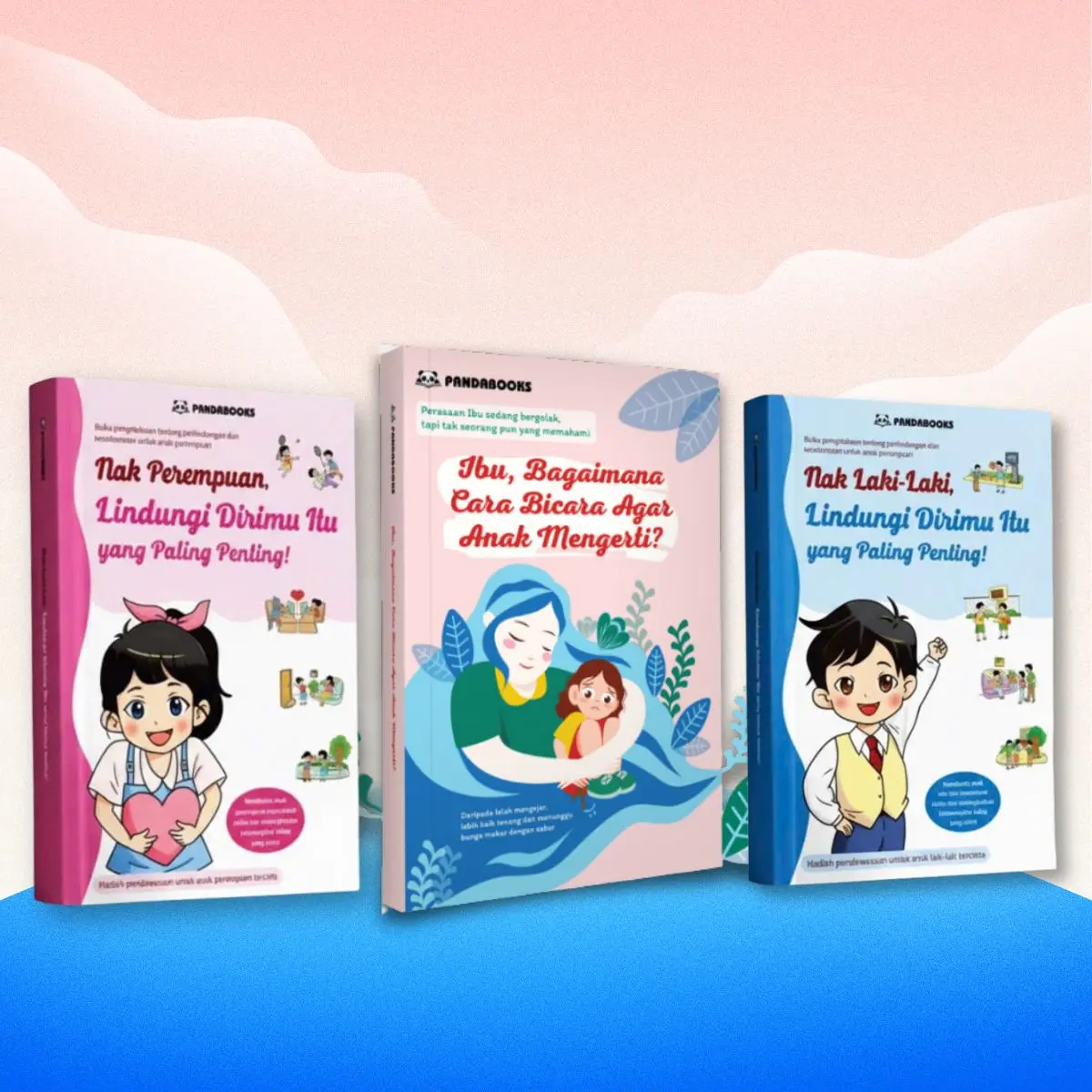 Ibu + Nak Perempuan + Nak Laki