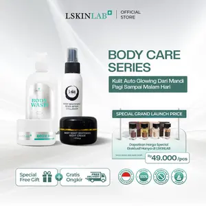 Lskin Paket Perawatan Tubuh | Body Whitening untuk Kulit Cerah dan Glowing