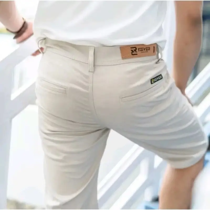 CHINO BIG SIZE 28 30 32 34 36 38 40 42 44 46 48 CELANA  CHINO PENDEK PRIA BAHAN KATUN AMERICAL DRILL GREADY REGULER KUALITAS PREMIUM 4