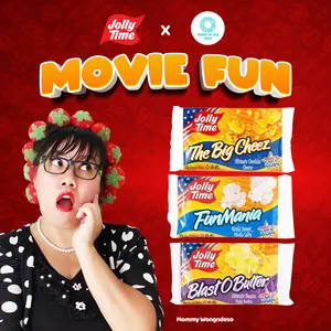 Paket Movie Fun (1BOB, 1FM, 1TBC) - Jolly Time Mircowave Popcorn X TWA