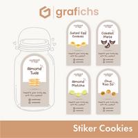 Gambar [10 pcs] Stiker Kue Cookies GISK34 by Grafichs - Almond London dari Grafichs Kab. Bogor 1 Tokopedia