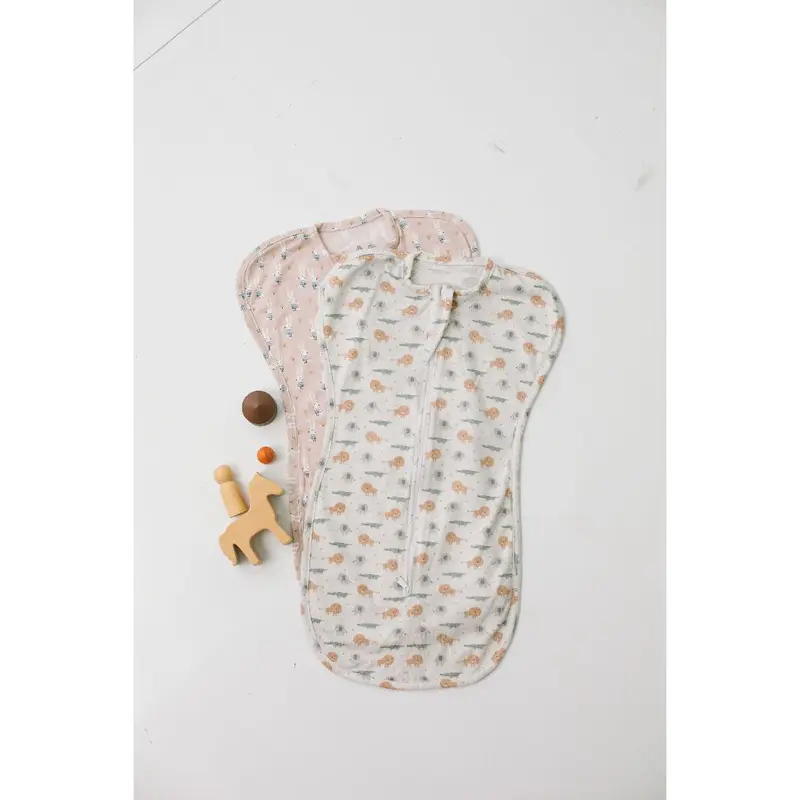 ARDENLEON ArdenBasic Printed Instant Swaddle Bedong Bayi Putih 6