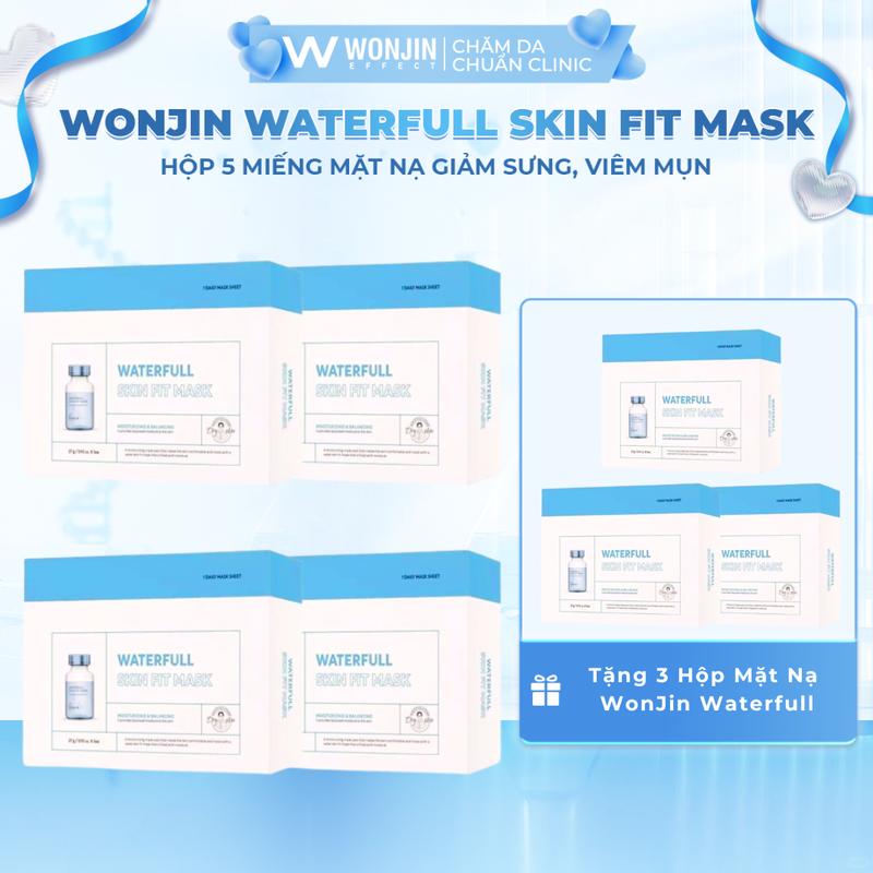 CFV-Tặng 3 Hộp Waterfull COMBO 4 HỘP Mặt Nạ DR WonJin Waterful Skin Fit Mask 30g x 5 1 Hộp 5 Mask DATE 2026