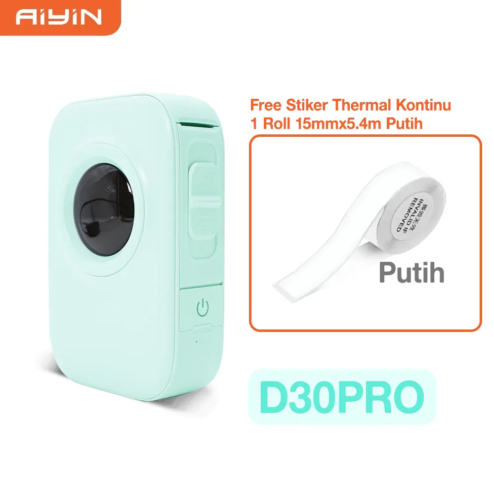 D30 Pro Hijau Gratis 1 Rol