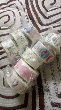 Product Review of BISA COD 5195 Sticker Label PackagingTulisan Thank You isi 500 pcs Foto Roll Stiker  Stationery Paper from W**1 1