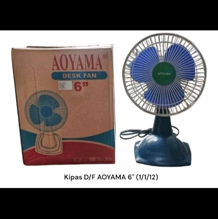 AOYAMA TD YAMAKAWA  KAVOLUX DESK FAN Kipas Meja [6 Inch & 8 Inch] 1