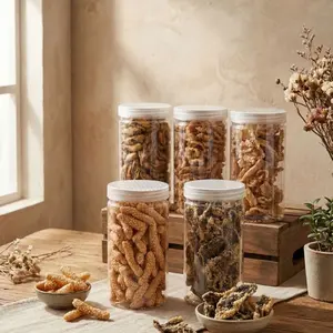 Paket Lebaran Murah Berkelas isi 5 Toples (Keripik Jamur, Keripik Tempe, Keripik Paru, Sale Pisang dan Keciput)