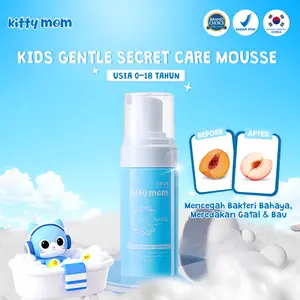 Kitty Mom Teens | Gentle Secret Care Mousse | Perawatan Lembut Untuk Area Lipatan Anak-anak & Remaja Membantu Mengurangi Gatal & Bau Aman untuk Kulit Sensitif | Perawatan Kulit Area Lipatan Anak-anak & Remaja