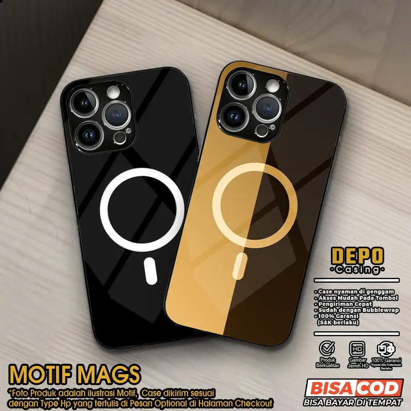 Casing Hp MAGS Depo Casing Premium Glossy Case Hp Custom Case Anime Lucu Kesing Hp Keren Cassing Hp Hardcase Softcase Silikon Smartphone 2