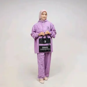 JAS HUJAN MANTEL HUJAN PRIA WANITA WARNA KEKINIAN BAHAN PVC ANTI REMBES SUDAH SEALLING PRESS