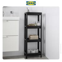 Gambar IKEA VESKEN Rak Kamar Mandi 4 Susun Minimalis 36x23x100 cm - Hitam dari IKEA Indonesia Kota Administrasi Jakarta Timur 3 Tokopedia
