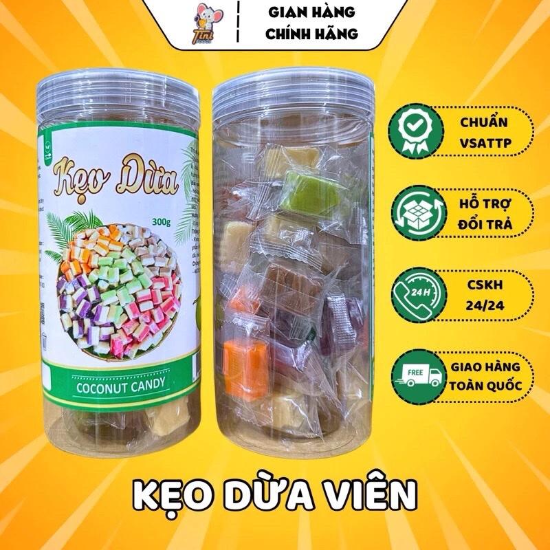 100gr kẹo dừa 9 vị lộn xộn