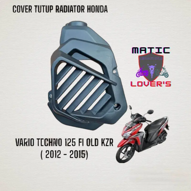 cover radiator tutup radiator dan dudukan radiator pelindung radiator vario techno 125 fi KZR old non original 1