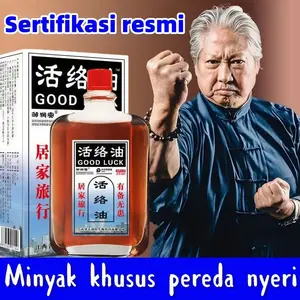 Minyak Herbal GOOD LUCK Pereda Nyeri Otot dan Sendi Minyak Urut Herbal Cina Penghilang Nyeri Punggung Leher Bahu Lutut Pinggang